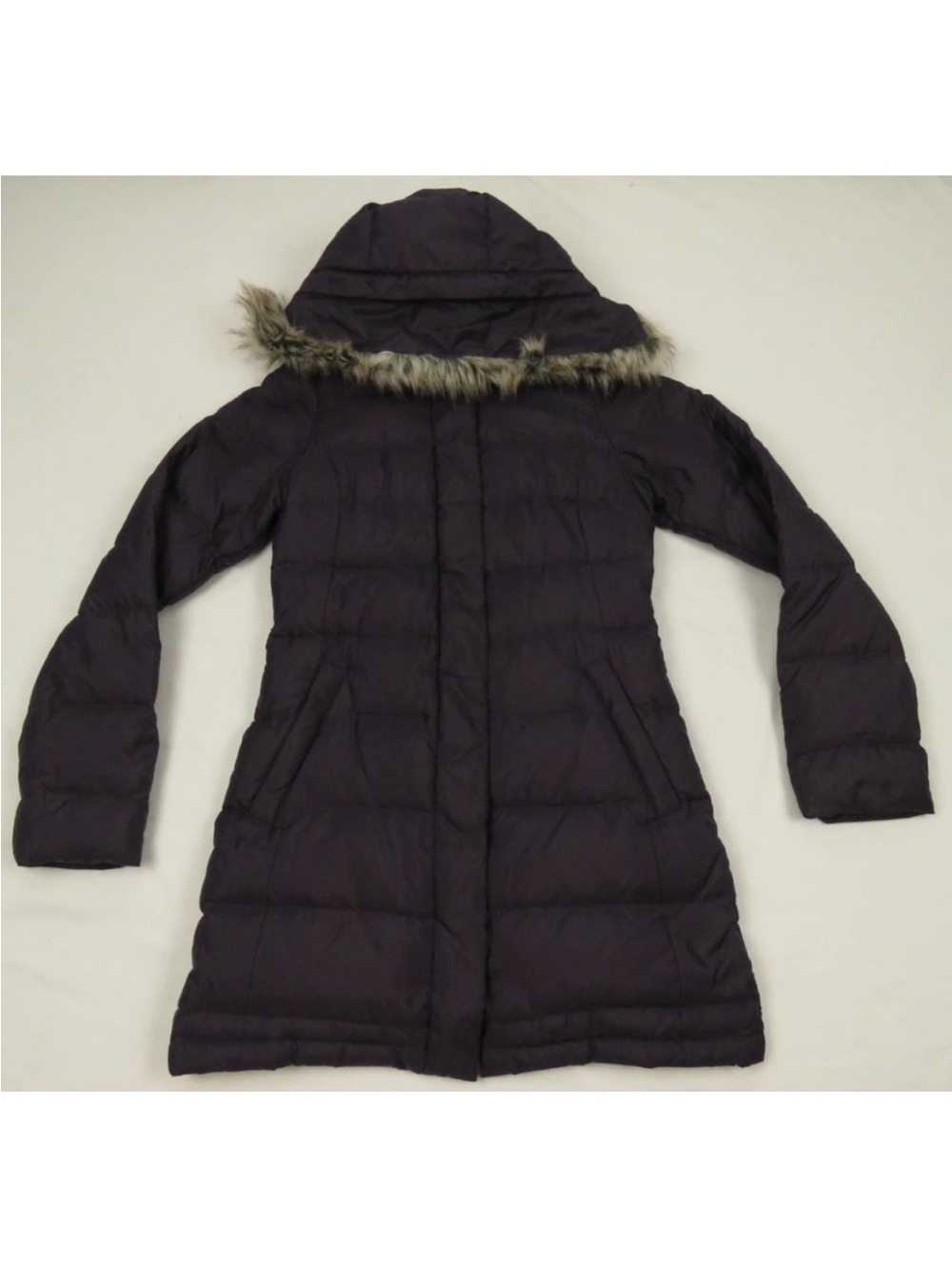 The North Face Down Arctic 600 Full Zip Faux Fur Hooded Long Parka Jacket